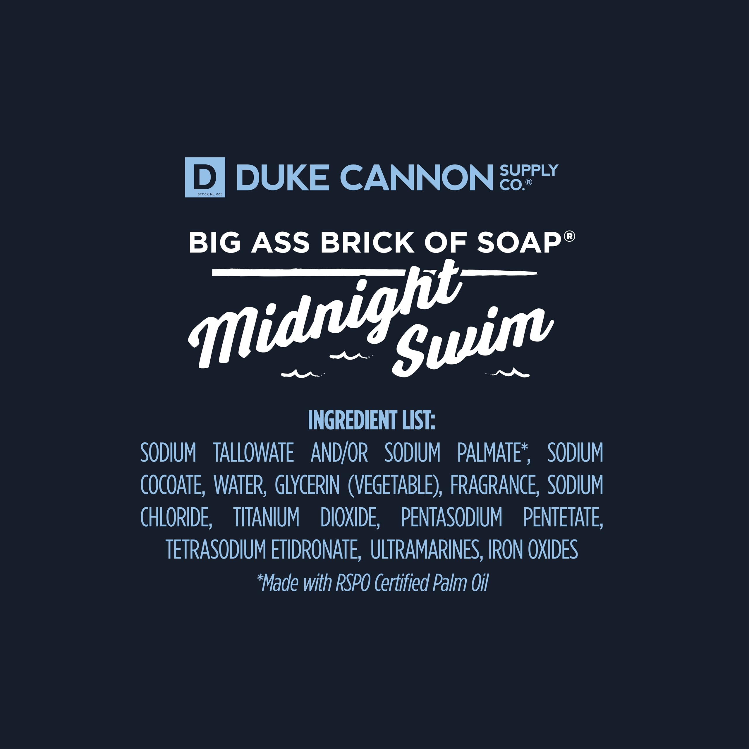 Duke Cannon soap bar texture indicating triple-milled quality for a smooth wash.