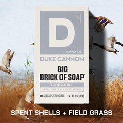 Duke Cannon 10-ounce bar shown for durable daily use.