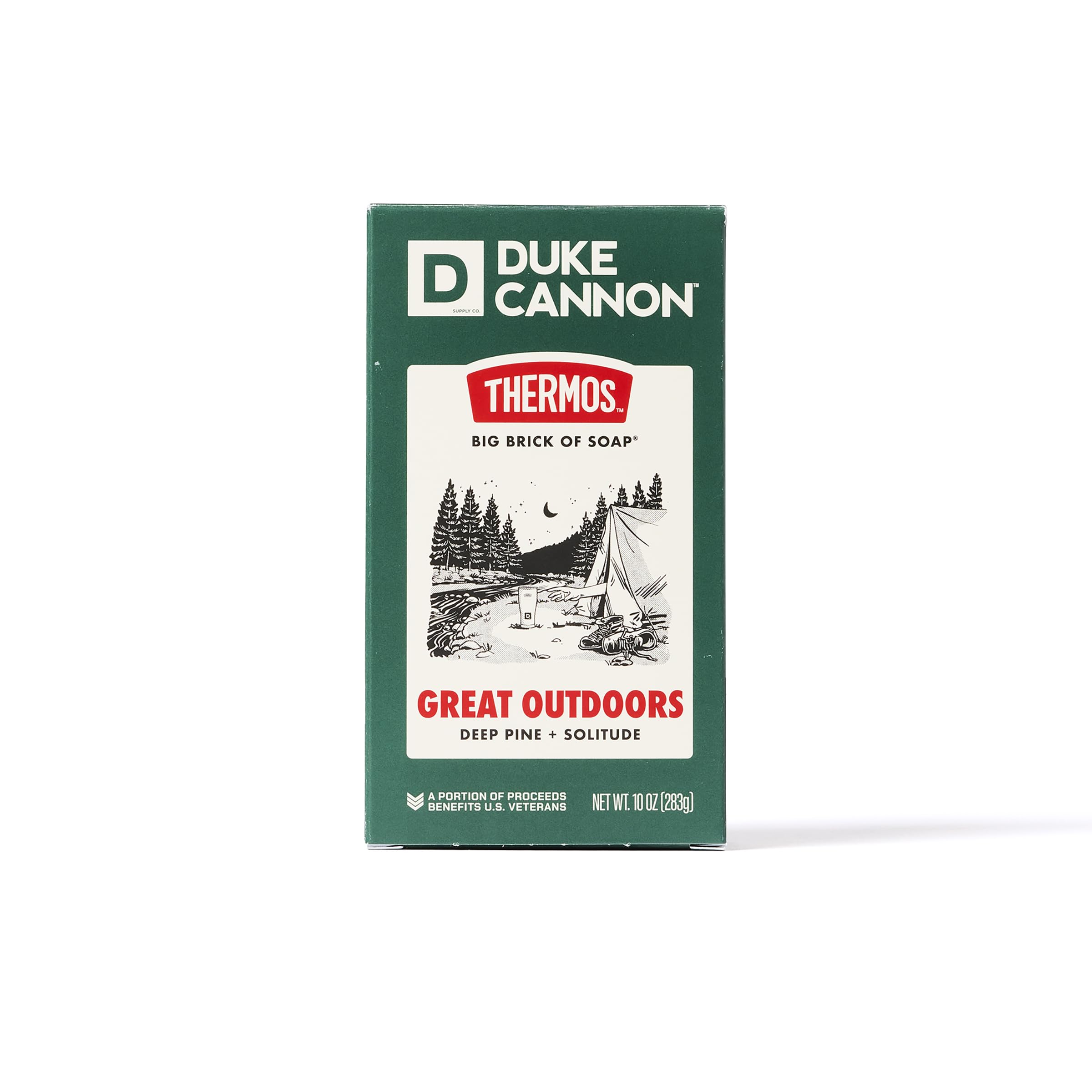 Duke Cannon x Thermos Big Brick Bar Soap extra-large 10 oz size for longer use