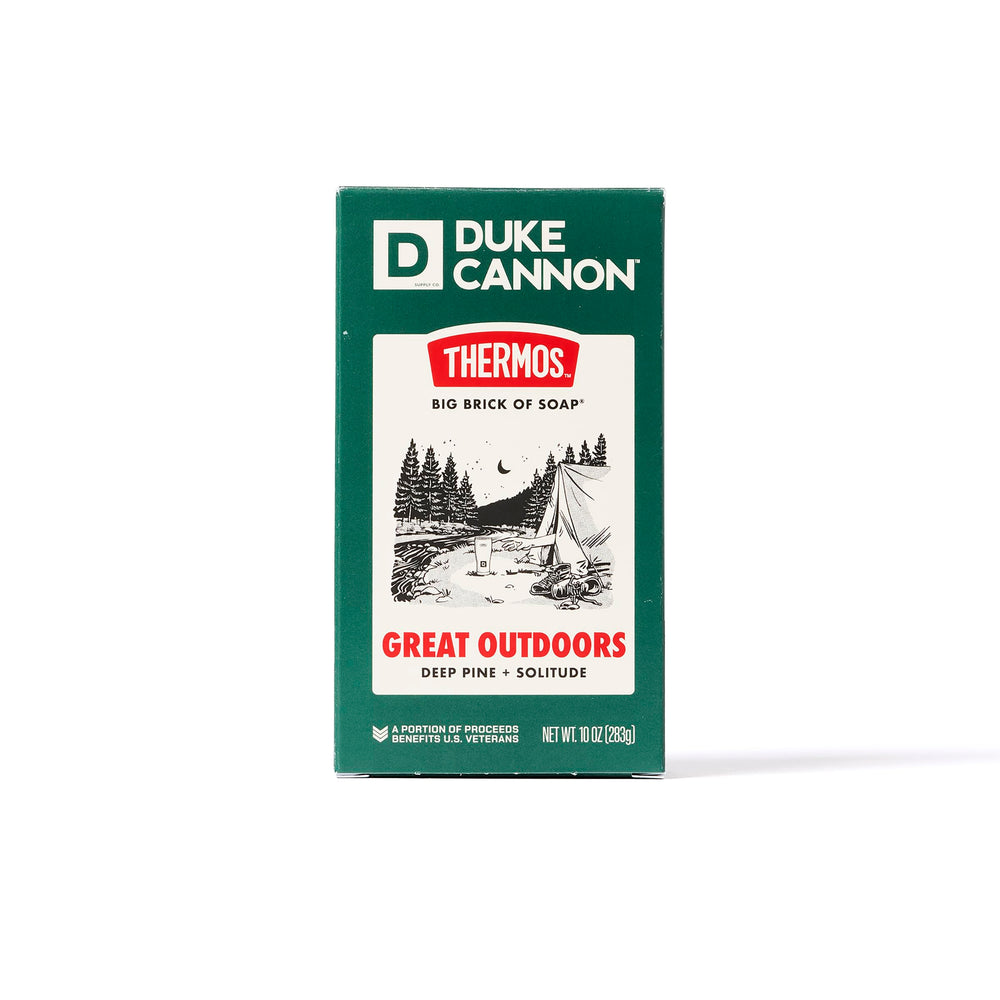 Duke Cannon x Thermos Big Brick Bar Soap extra-large 10 oz size for longer use