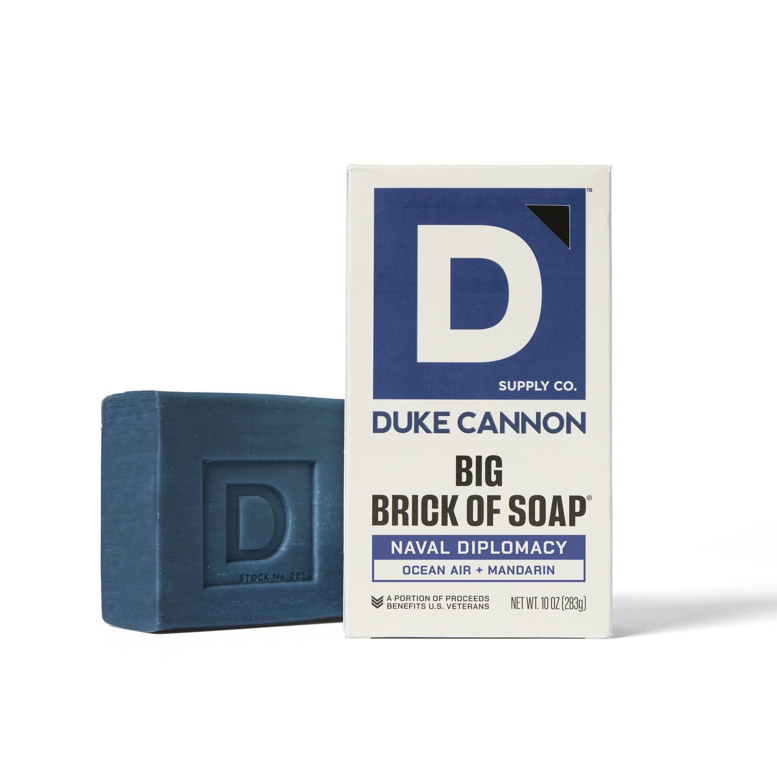 Duke Cannon triple milled process shown for premium texture and smooth feel