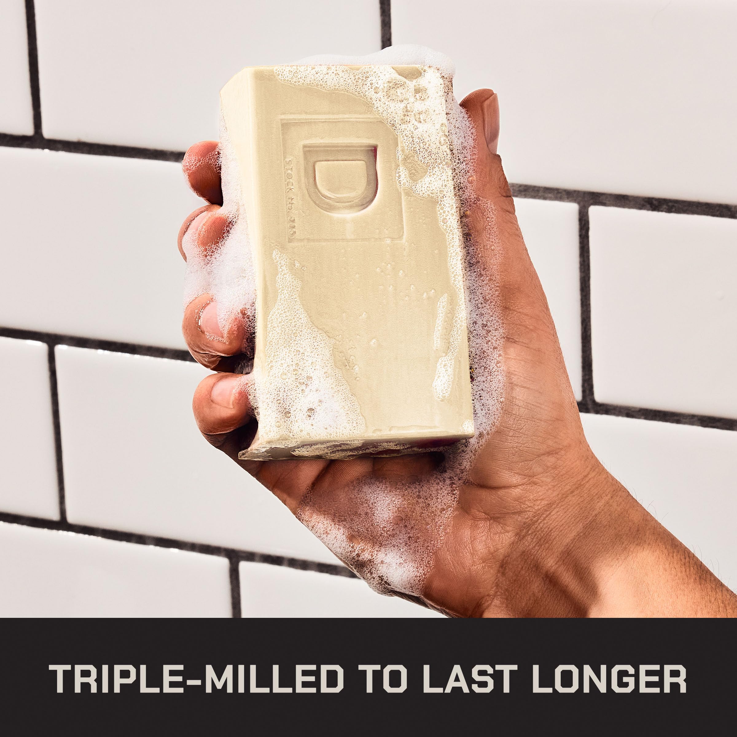 Duke Cannon Tropic Drift bar soap provides a bold, masculine fragrance.