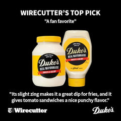Duke’s Real Mayonnaise pouch works as a baking ingredient for moist, flavorful results.