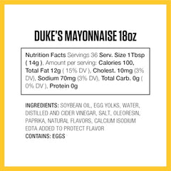 Duke’s Real Mayonnaise squeeze bottle pouring, smooth texture for dips.