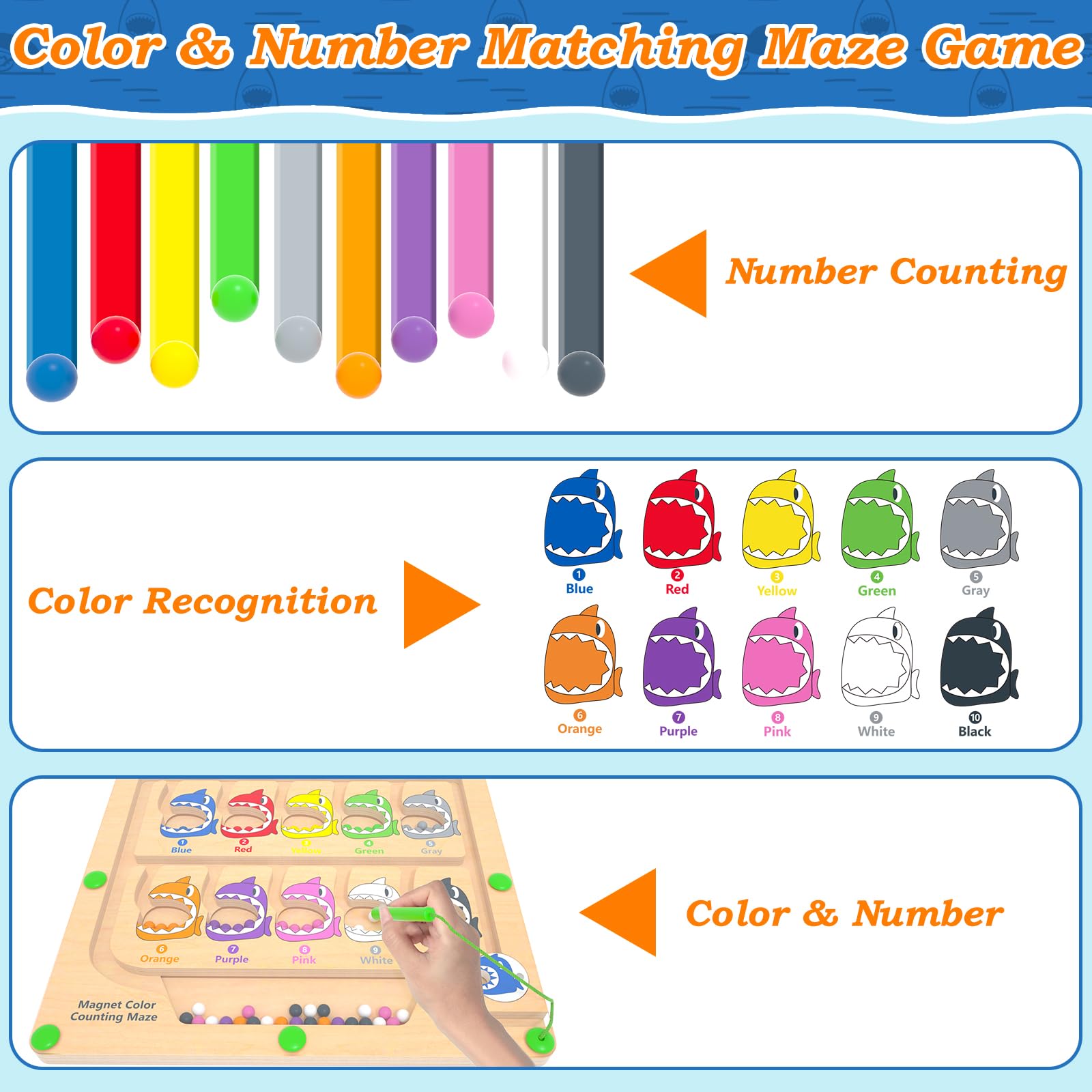 DUKVSG basswood construction provides a durable, mess-free learning toy.