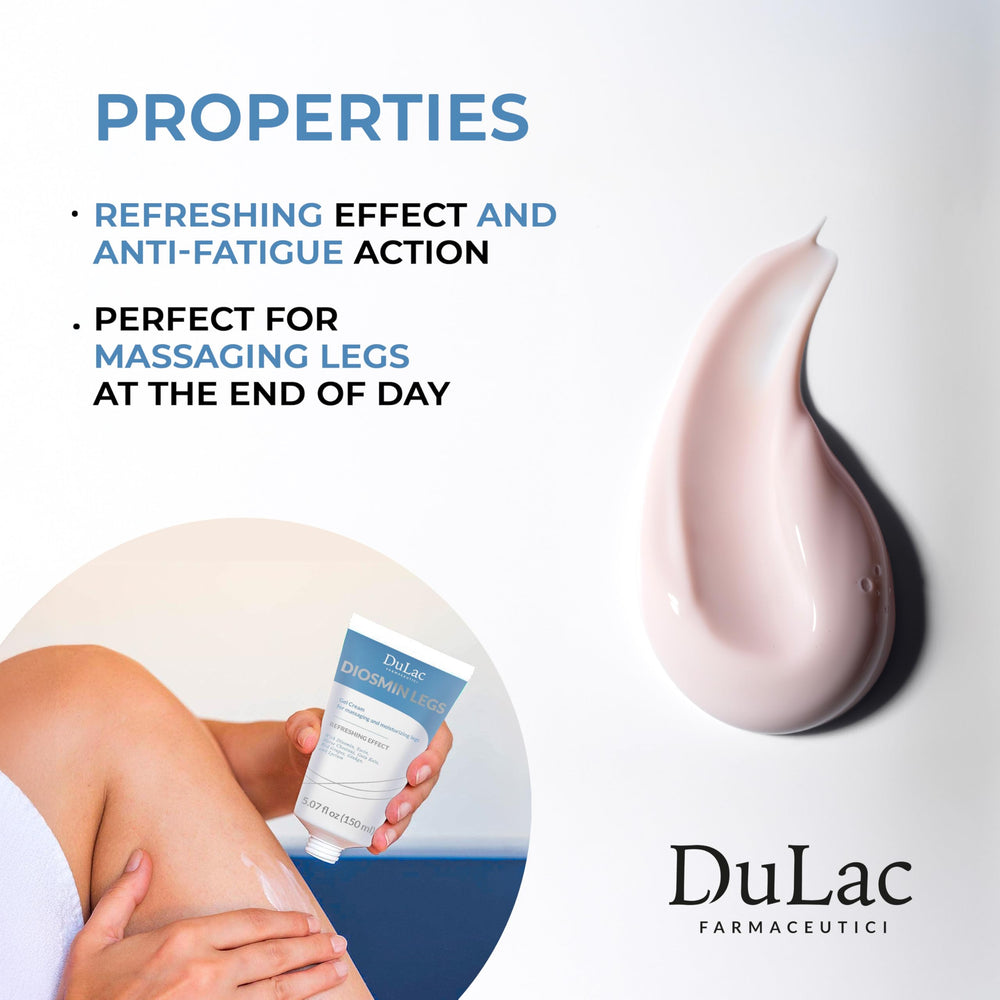 DULÀC Dulac Diosmin Legs Gel Cream with non-greasy finish for daily use.