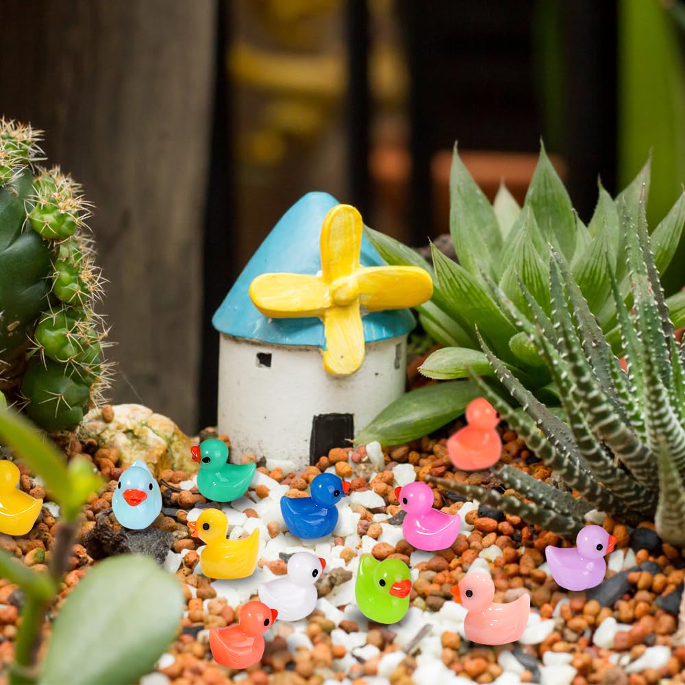 Compact miniature ducks ready for cozy display arrangements