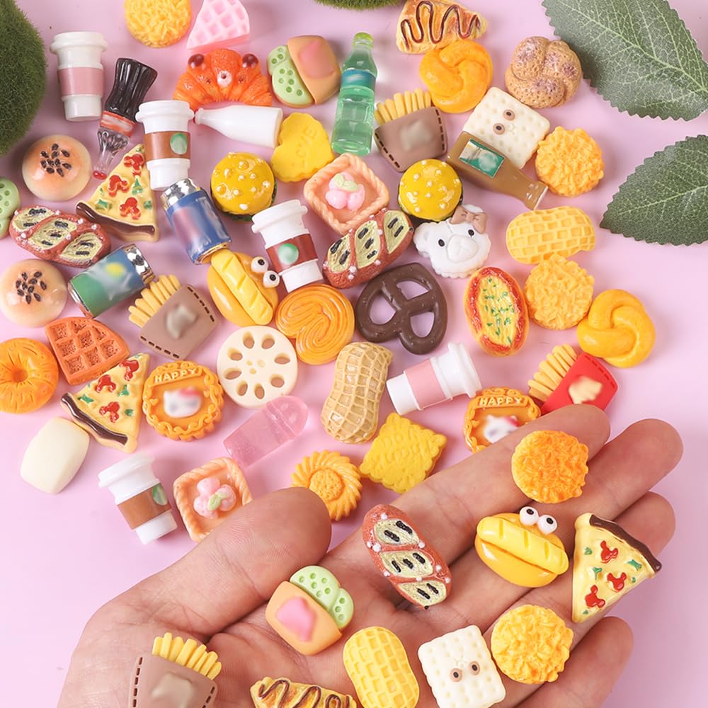 DULEFUN fries mini figure ideal for scene decoration and pretend dining