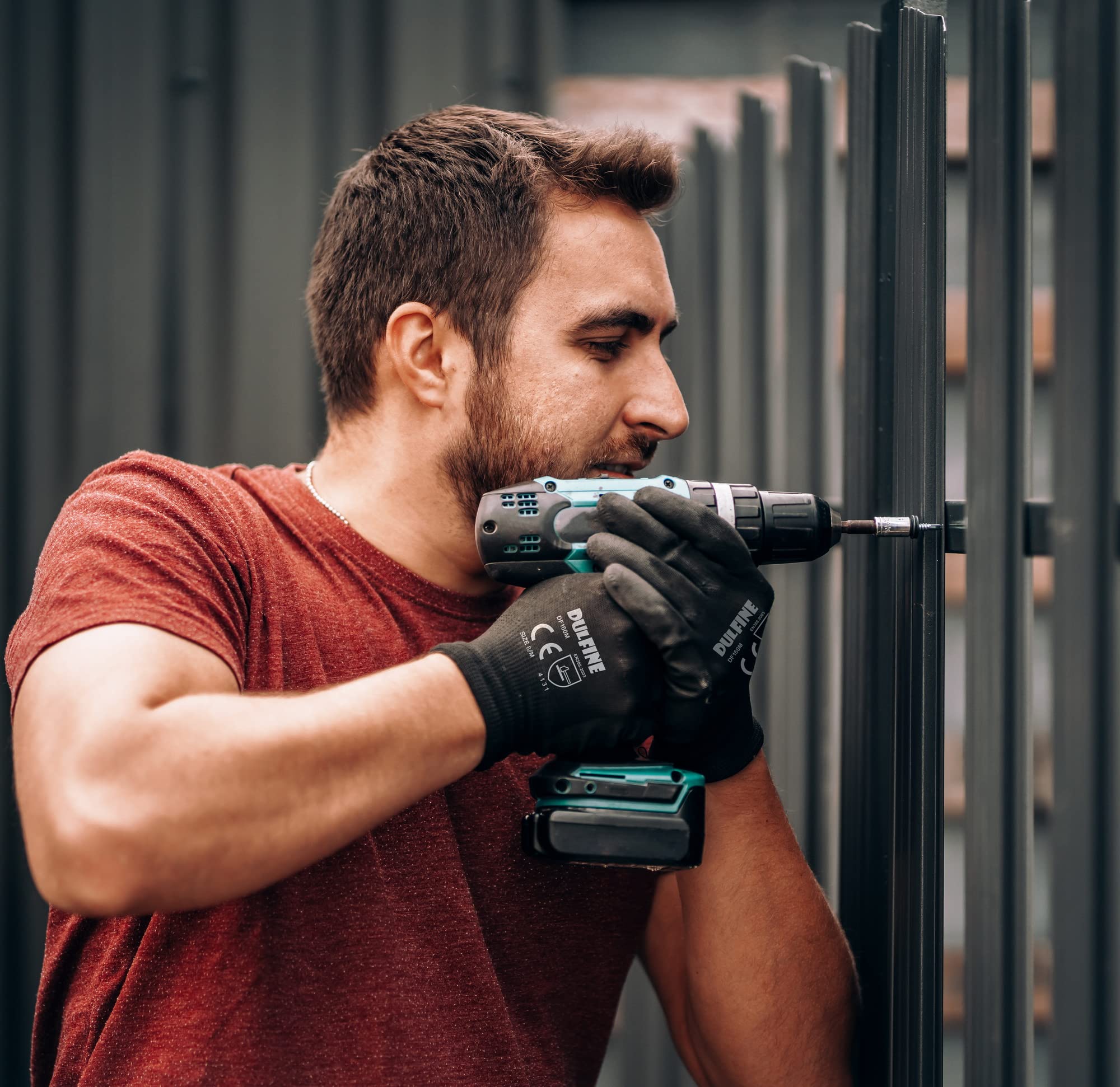 DULFINE versatile gloves suitable for gardening and auto repair work.