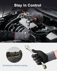 360-degree breathability keeps hands cool during warm, demanding jobs.