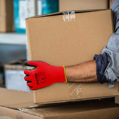 DULFINE knit wrist barrier helps keep dirt out during tasks