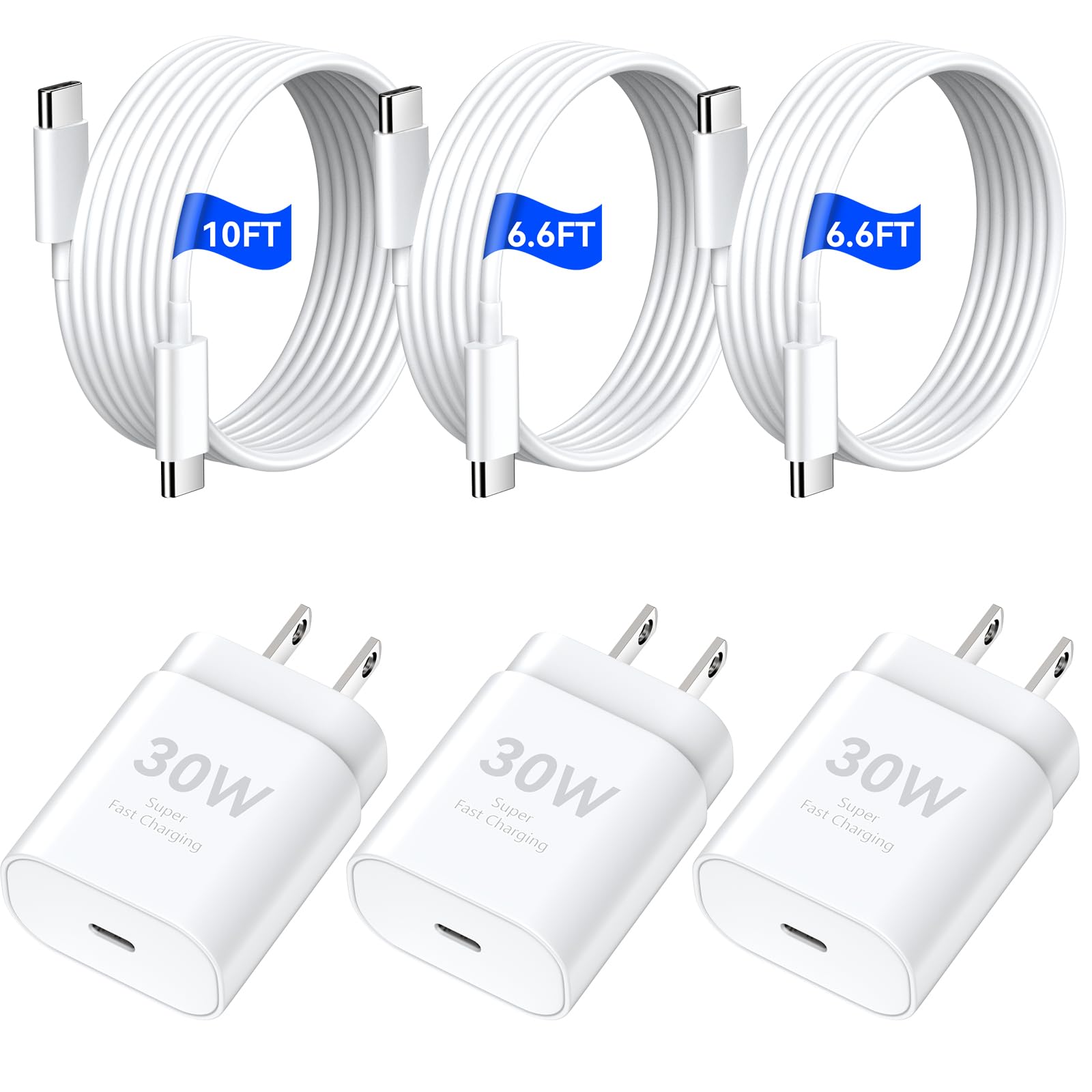 Duloch 30W iPhone charger front view delivering rapid PD charging for iPhone 17/16.