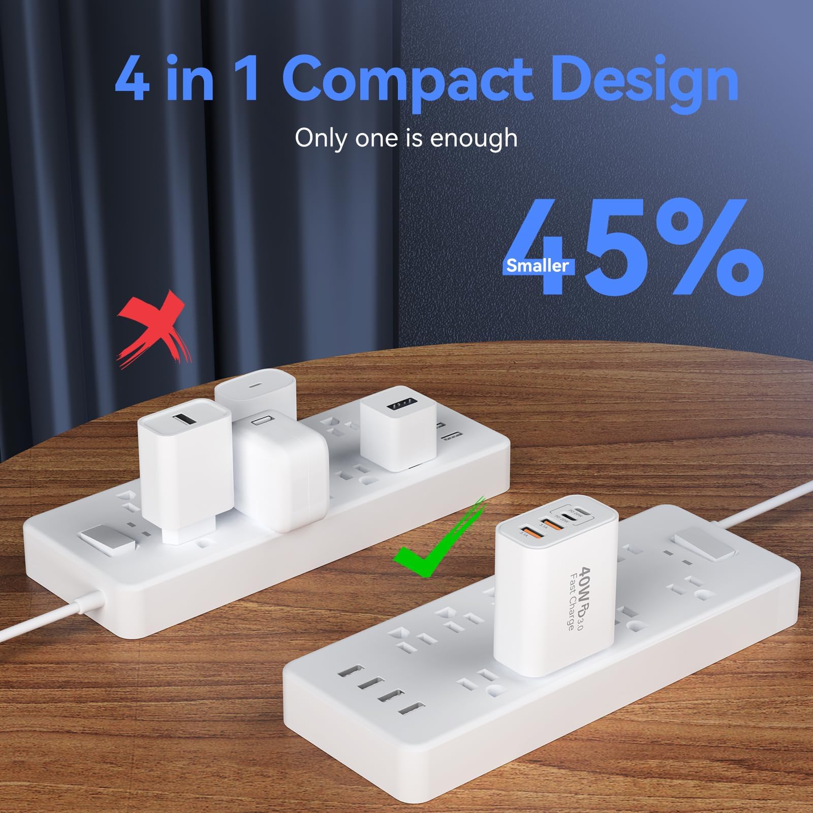 Duloch charger block in retail box for easy setup