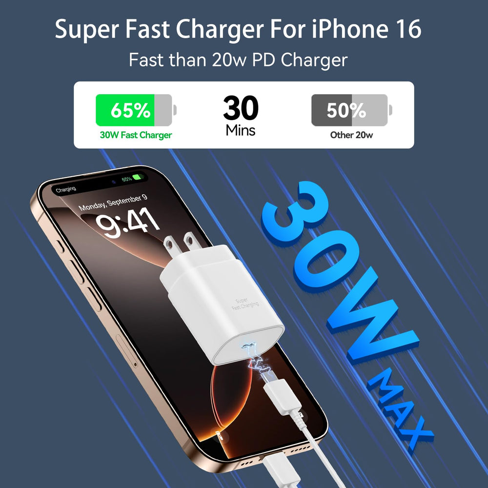 Duloch 10ft USB-C cable extended reach for couch or travel use.