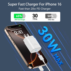 Duloch 10ft USB-C cable extended reach for couch or travel use.