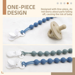 Duludulu off-white silicone clip demonstrates gentle touch and versatile unisex style