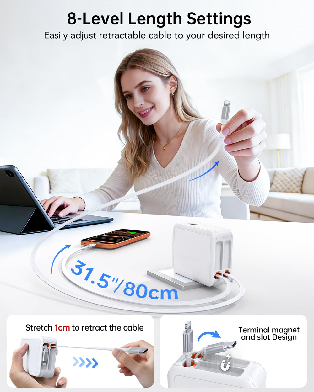 Dulums 40W 4-in-1 fast charger powers four devices at once