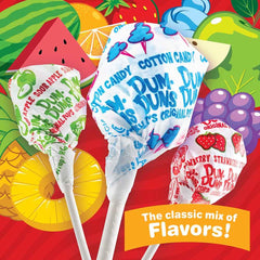 Dum Dums assorted flavors display for candy bowls and gift bags