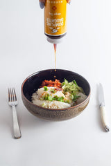 Dumpling Daughter Ginger Soy Sauce pour shot captures bold aroma and balanced savor.