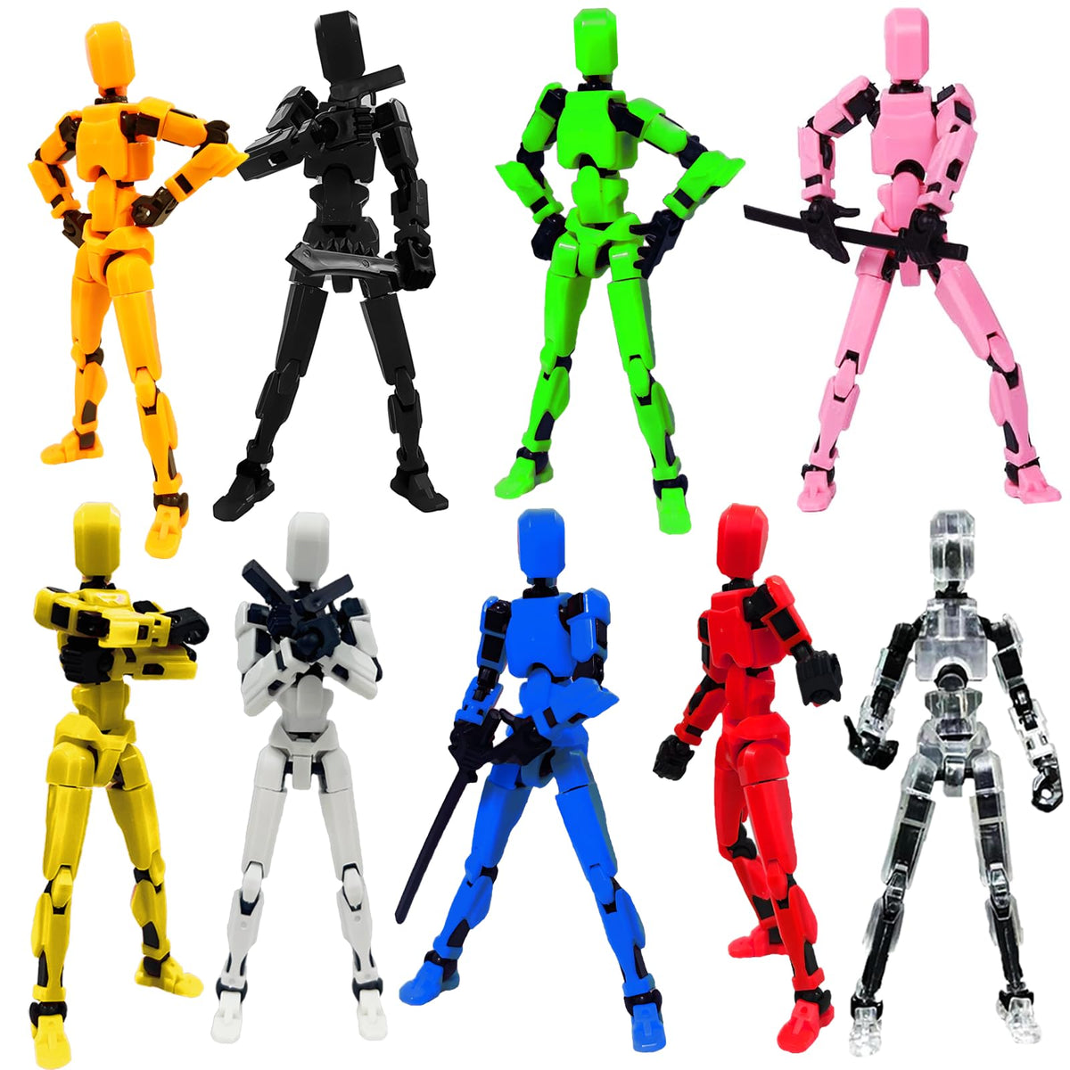 Dumwick Titan 13 assembly complete, ready-to-display action figure.