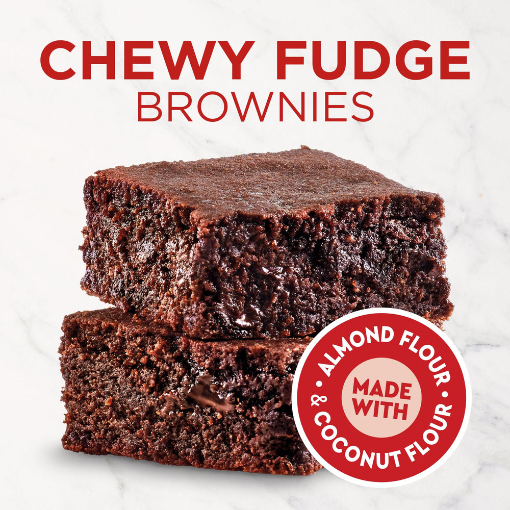Duncan Hines keto brownies plated and ready to serve