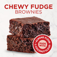 Duncan Hines keto brownies plated and ready to serve