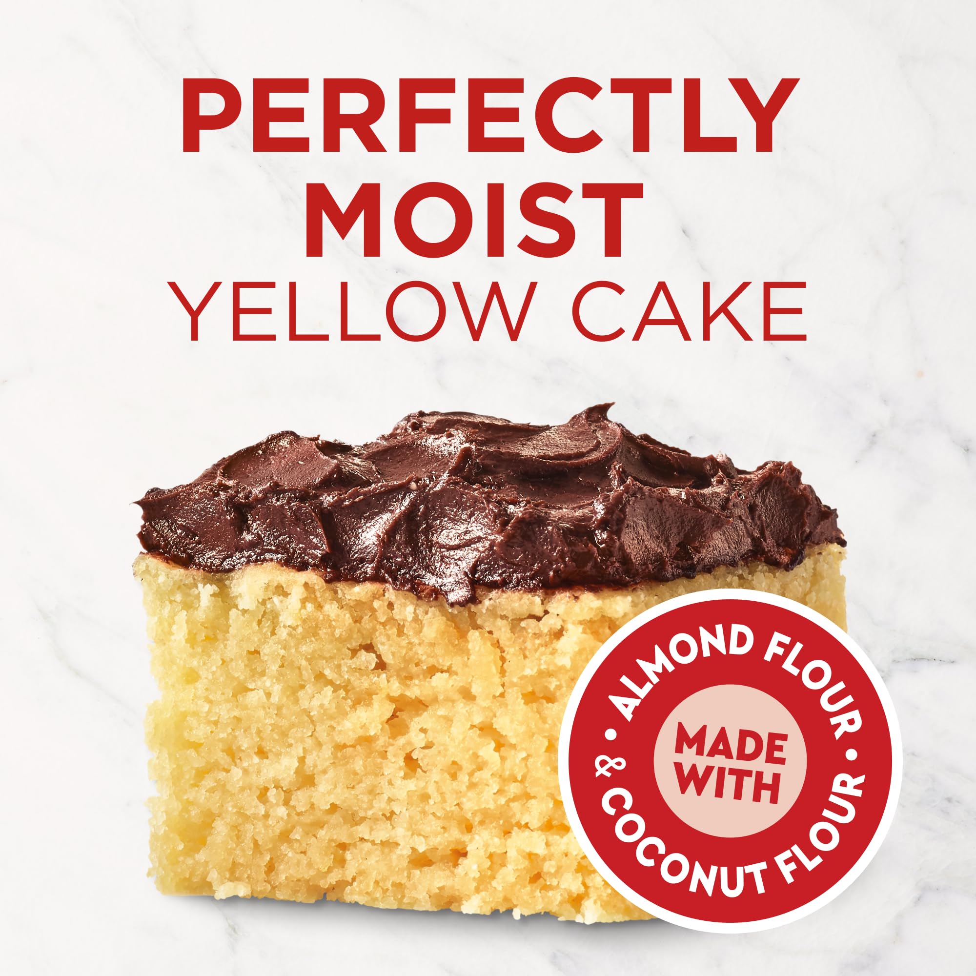 Duncan Hines Keto Yellow Cake Mix baked layers ready to frost.