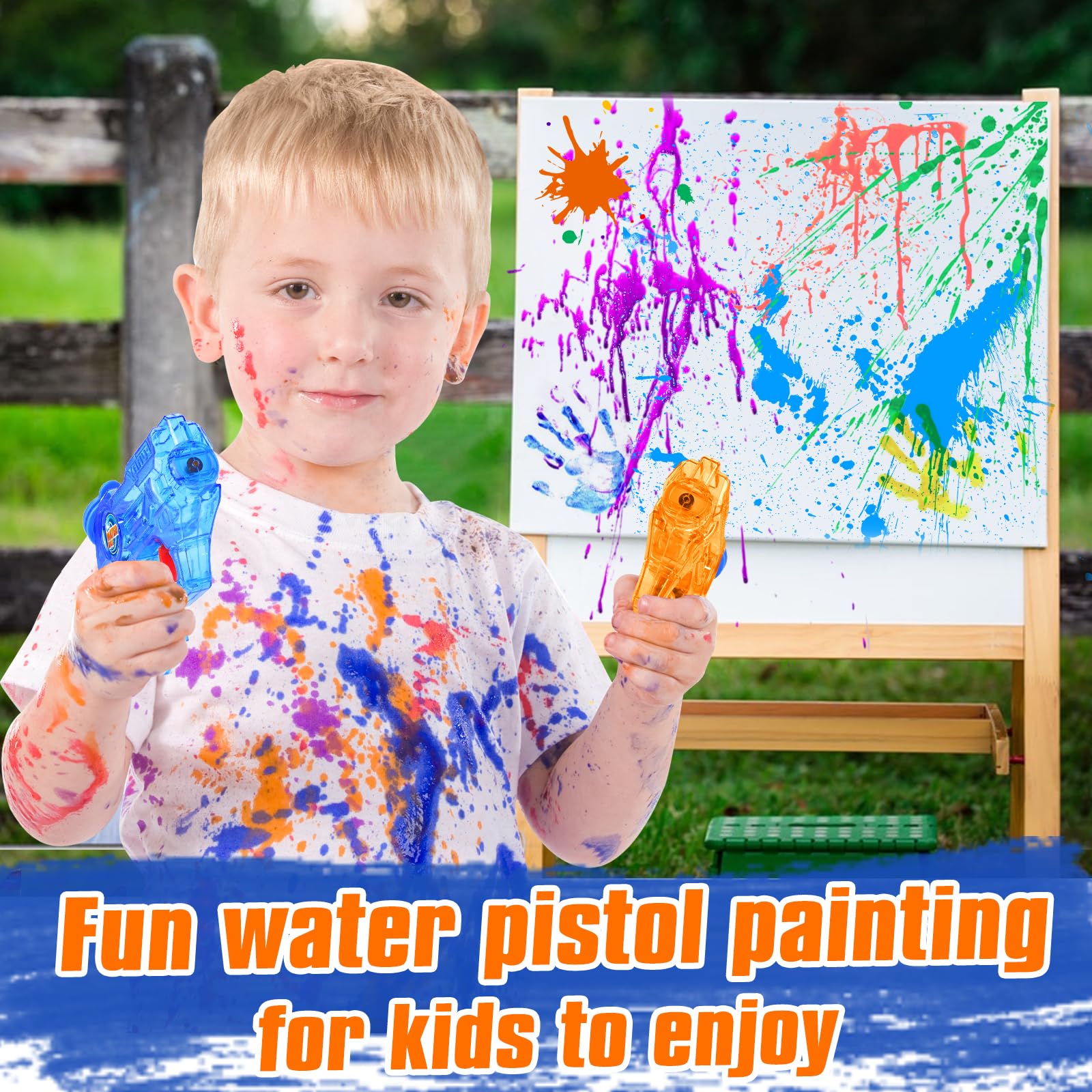 DUNEMEI mini water gun kids pool play portable and lightweight for all ages