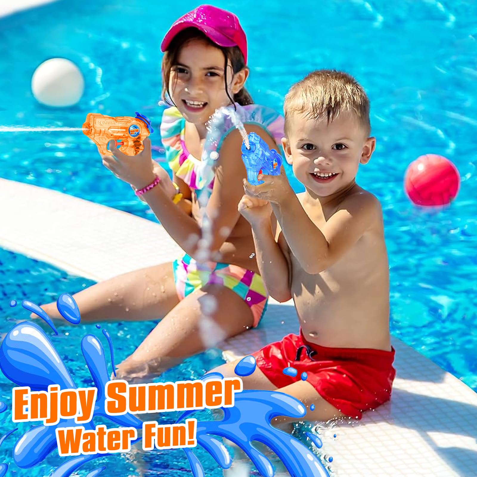 DUNEMEI mini water gun no batteries needed for simple outdoor fun