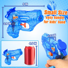 DUNEMEI mini water gun 2-pack wide-mouth refill for fast topping up
