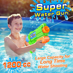 DUNEMEI kid-friendly water gun duo for safe, supervised summer play.