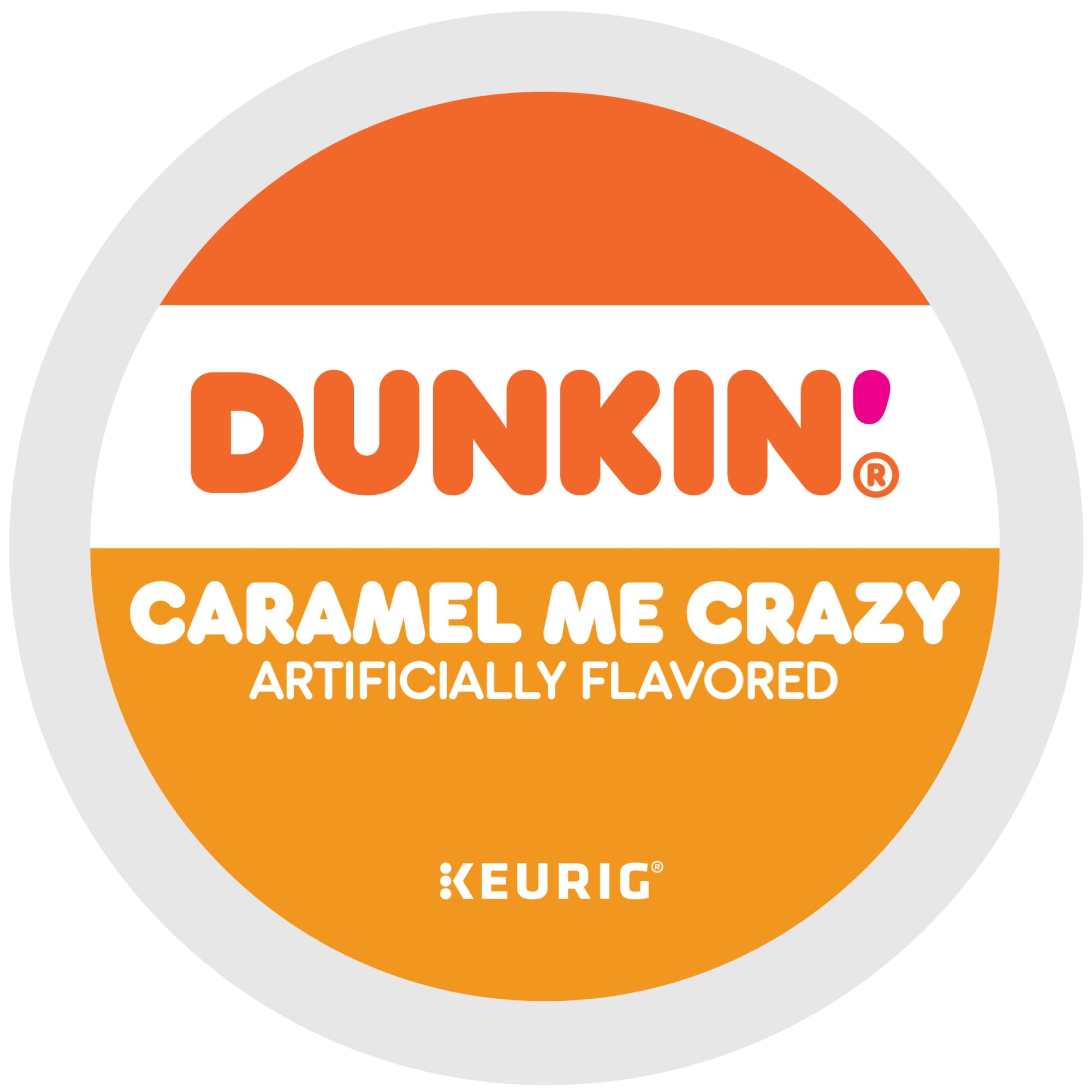 Dunkin Bakery Series Caramel Coffee Cake cup with steam signaling dessert-inspired pleasure
