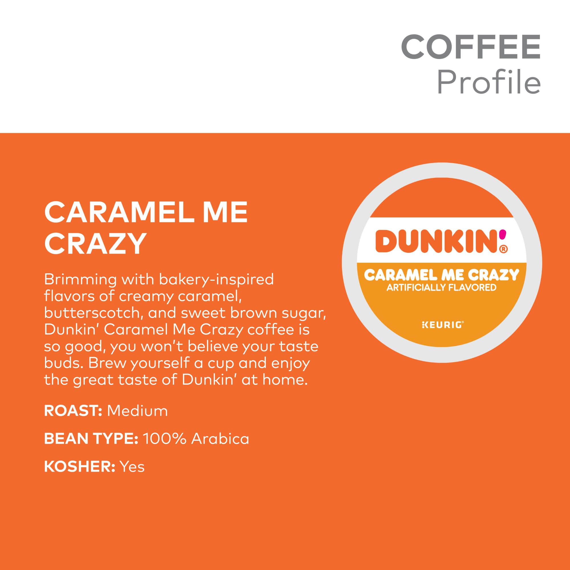 Dunkin Bakery Series Caramel Coffee Cake pods in packaging promote easy breakfast ritual