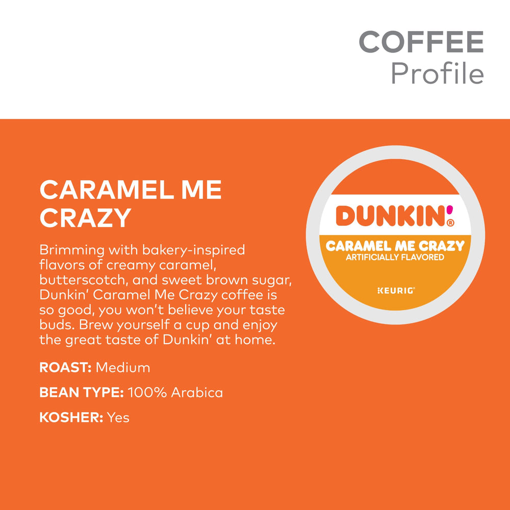 Dunkin Bakery Series Caramel Coffee Cake pods in packaging promote easy breakfast ritual