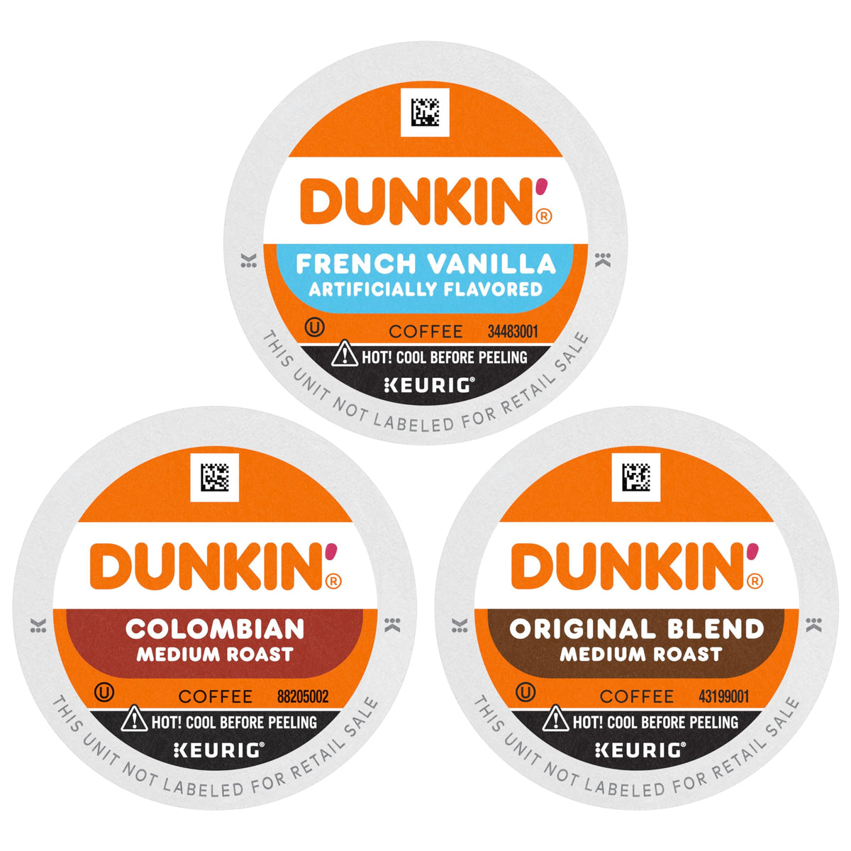 Dunkin best sellers variety pack boxes on kitchen counter for family coffee variety