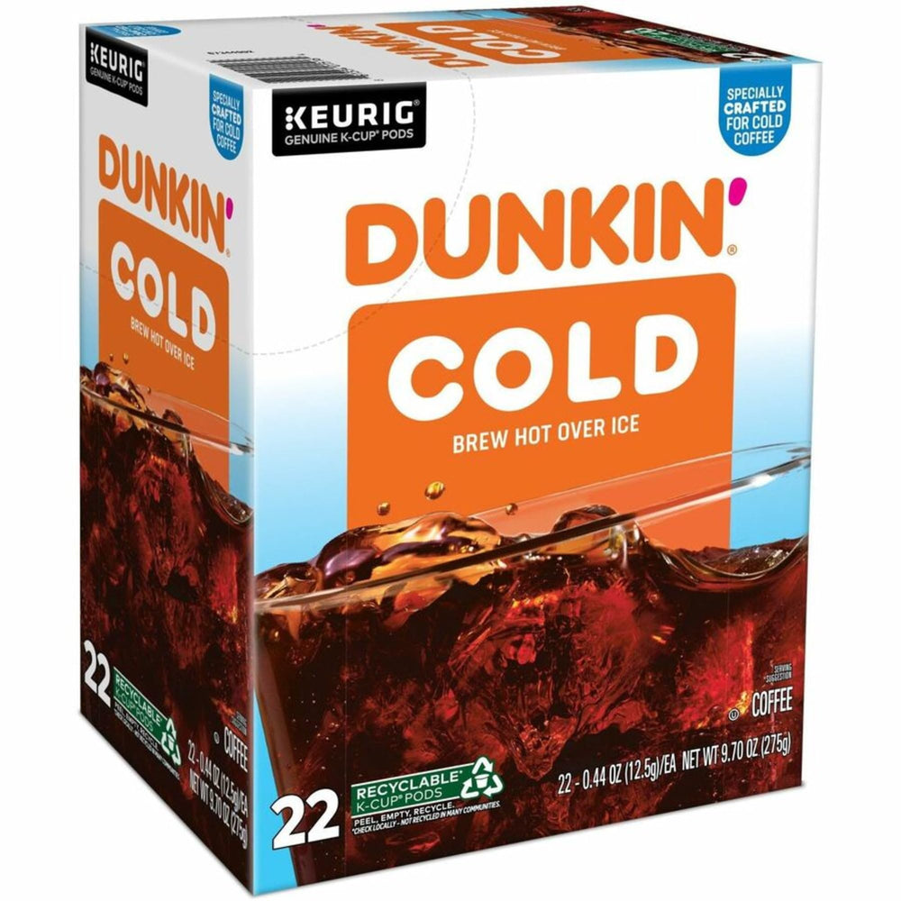 Dunkin Brew K-Cup Arabica beans image emphasizing 100% Arabica quality.