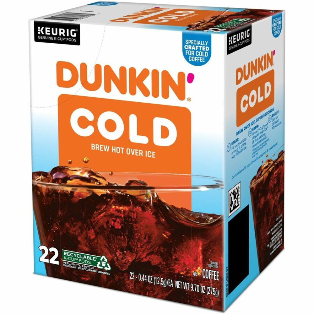 Dunkin Brew K-Cup Kosher symbol indicating Orthodox Union certification.
