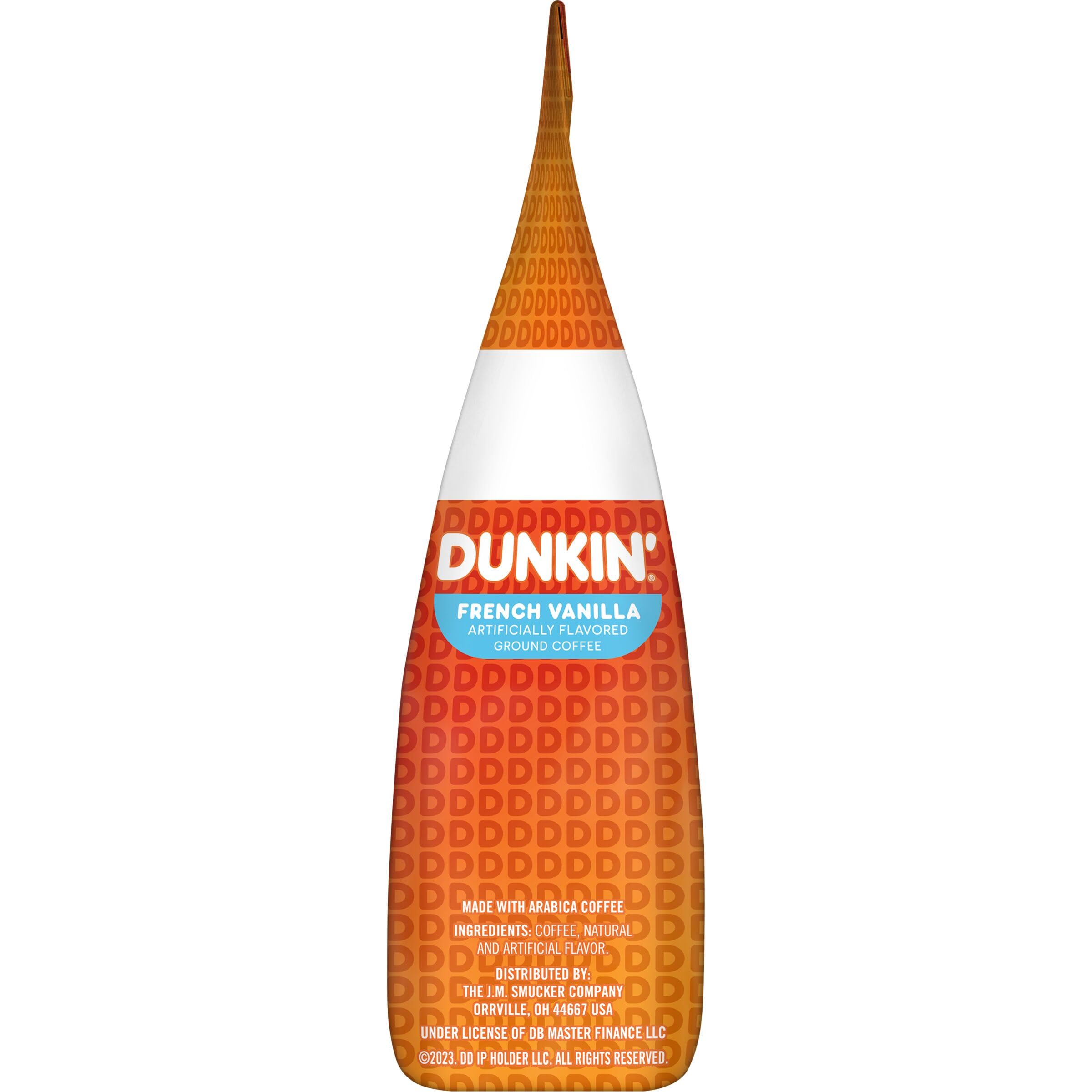 Dunkin' Donuts French Vanilla coffee brew method image inviting versatile at-home preparation.