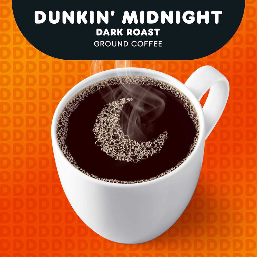 Dunkin' Midnight coffee pods for Keurig brew simple, fast, satisfying cups.