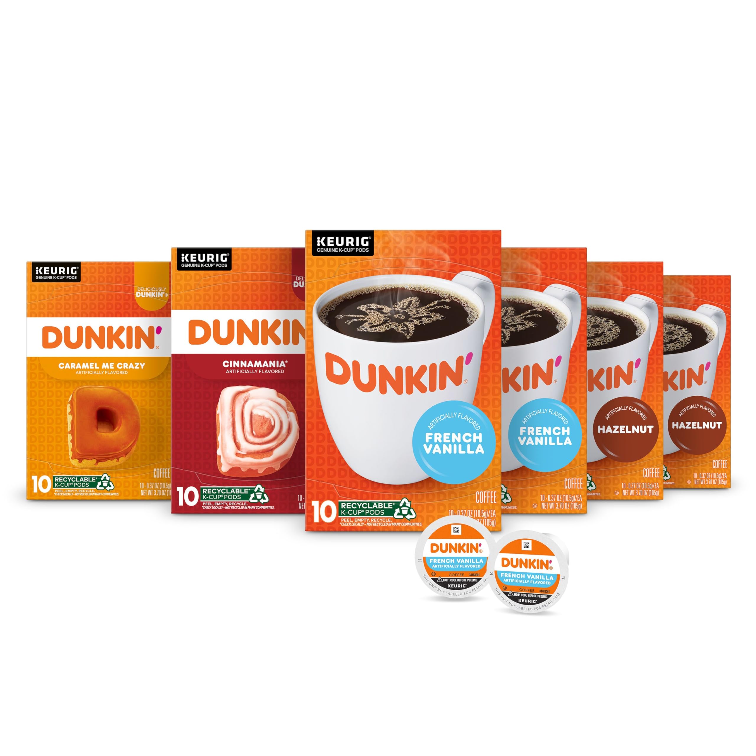 Dunkin mixed flavor coffee pack provides convenient at-home variety