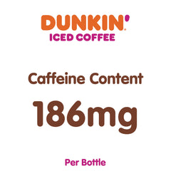 Dunkin Mocha Iced Coffee label closeup reveals decadent chocolate notes