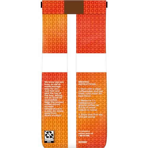 Dunkin' Original Blend Arabica beans emphasizing worldwide sourcing and quality.