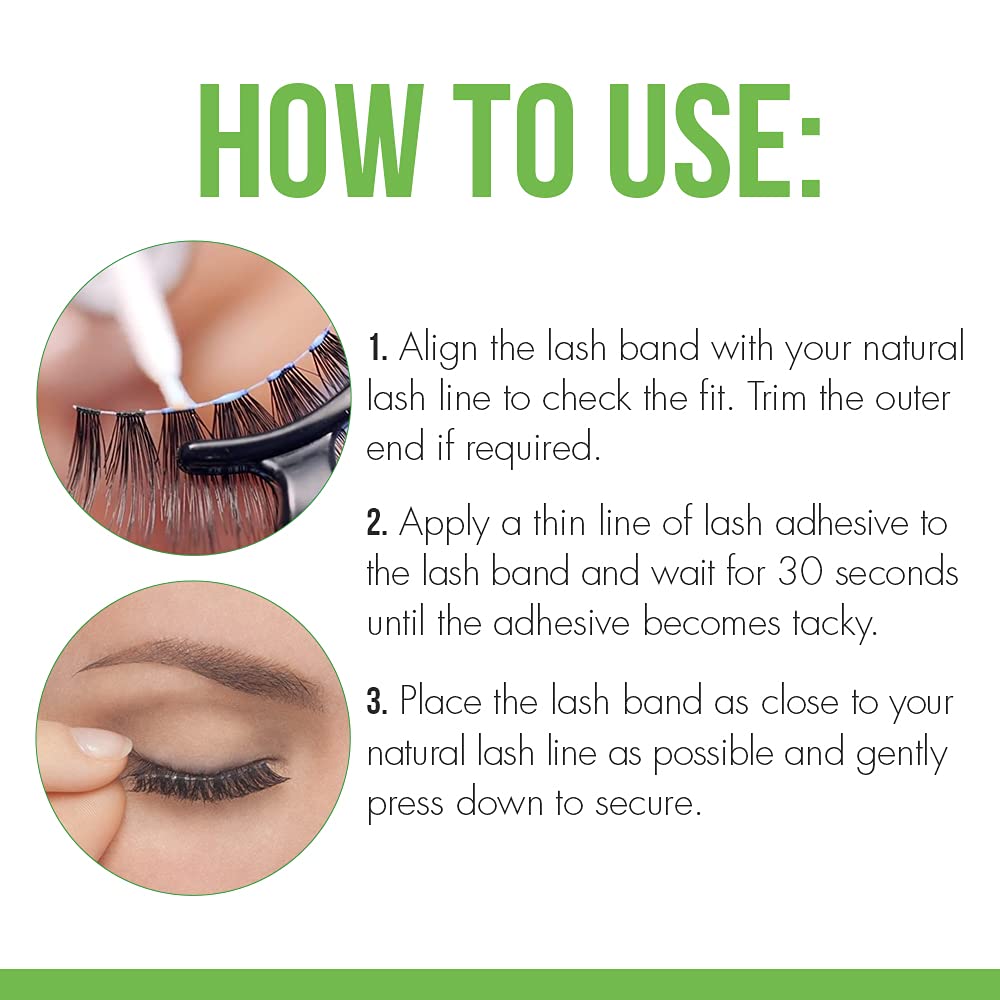 DUO hypoallergenic lash glue with vitamins A, C, and E for gentle adhesion