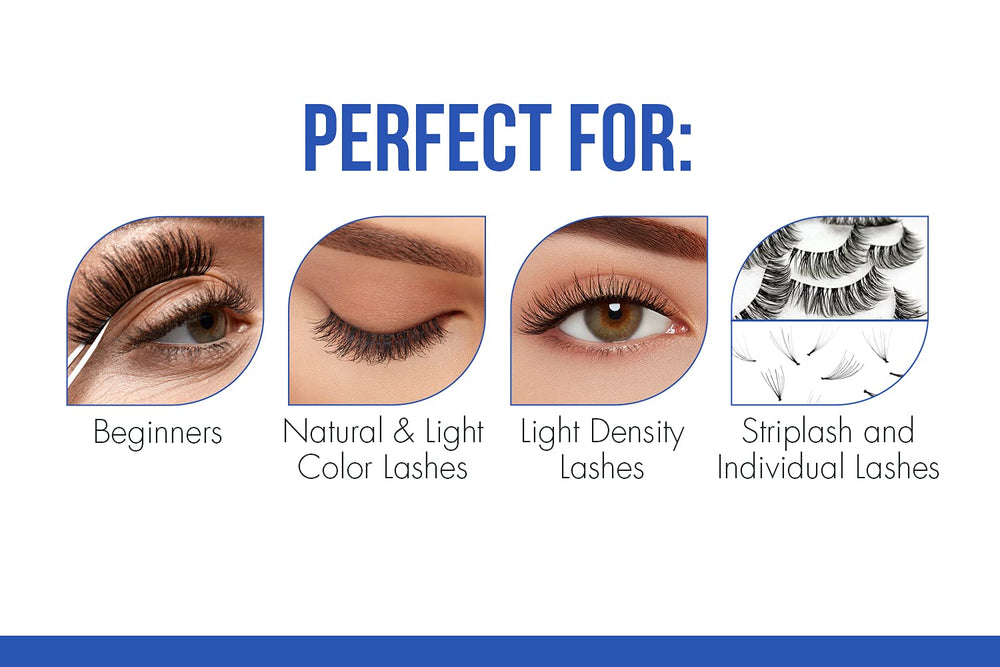 DUO Eyelash Glue is safe for sensitive eyes and skin.