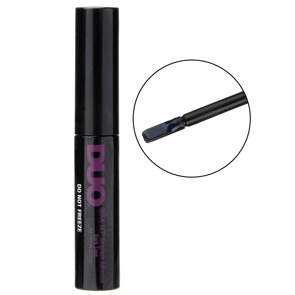 Close-up shows natural-looking, long-lasting hold with DUO glue