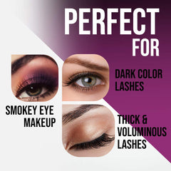 DUO Quick-Set Dark Tone dries black for a seamless lash line