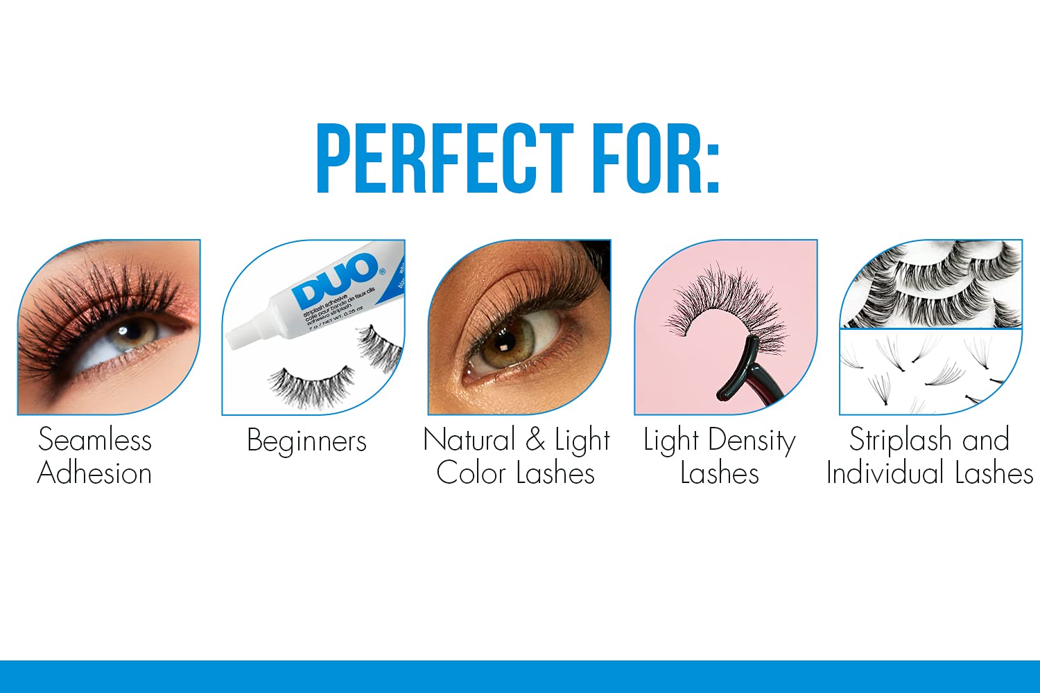 DUO Strip Lash Adhesive travel pack fits in purse for on-the-go touchups