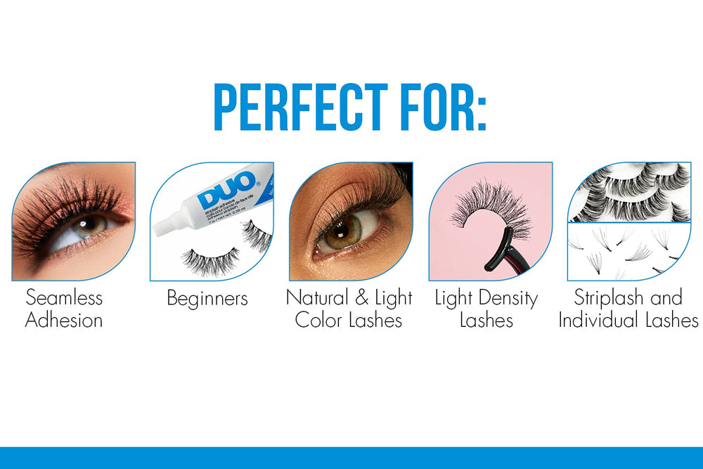 DUO Strip Lash Adhesive travel pack fits in purse for on-the-go touchups