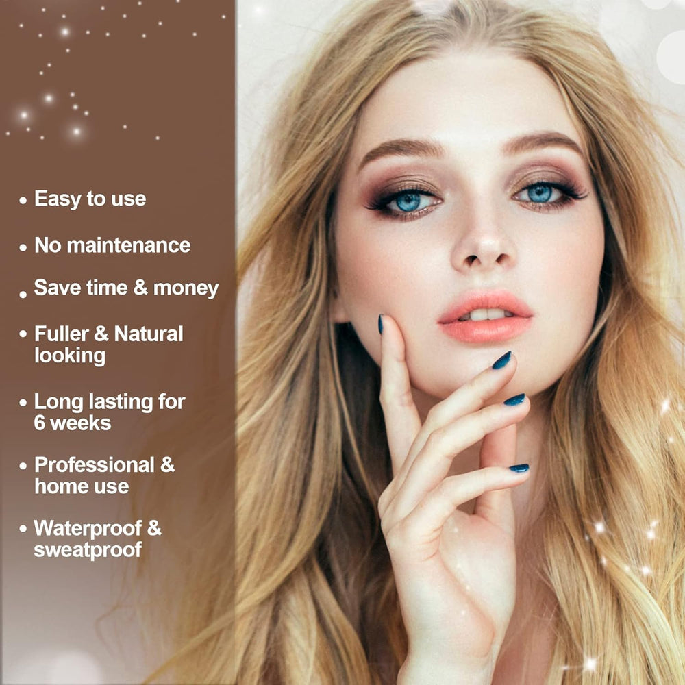 Duofanny natural lash color cream delivers a safe, professional look.