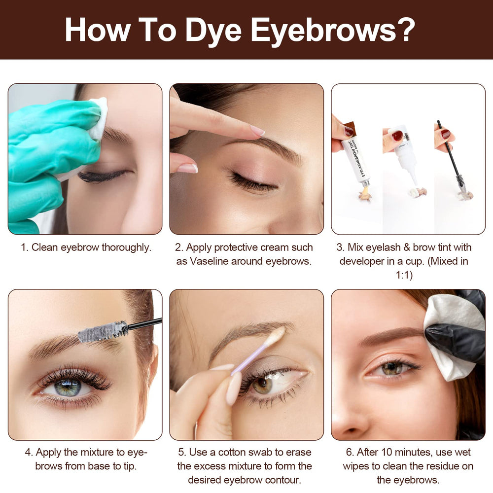 Duoffanny at-home coloring setup enabling salon-like results on lashes and brows.